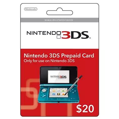 Nintendo 3DS Prepaid Card - $20 - Sam's Club