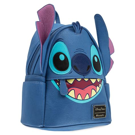 Disney Parks Stitch Faux Leather Mini Backpack by Loungefly New with T ...