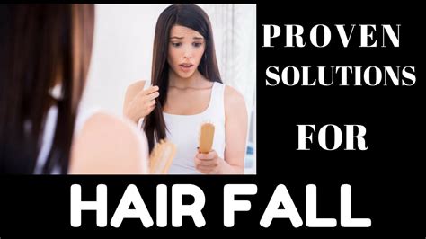 PROVEN SOLUTIONS FOR HAIR FALL - YouTube