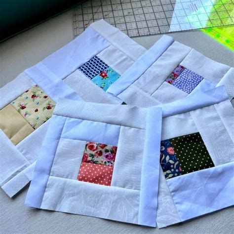 Scrap Fabric Quilt Block Tutorial for Floral Scraps!