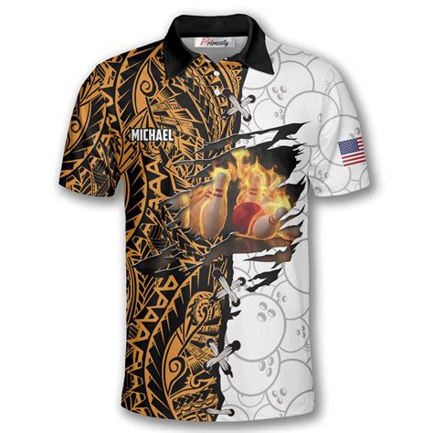 In My Heart Custom Bowling Shirts for Men - Primesty