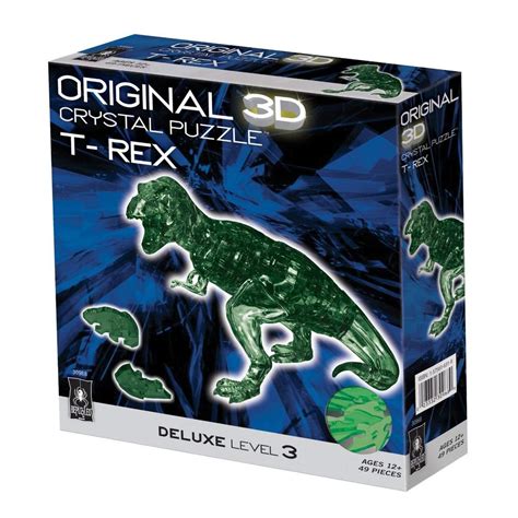 T-Rex - Deluxe 3D Crystal Puzzle . - Toy Sense