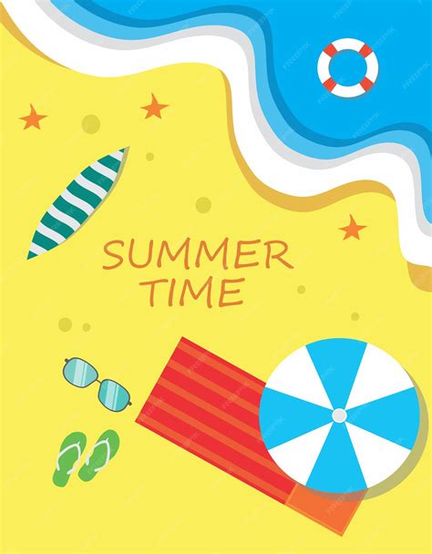 Premium Vector | Free vector illustrations for summer