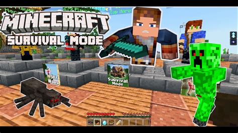 Minecraft Survival Mode Windows 10 Edition - YouTube