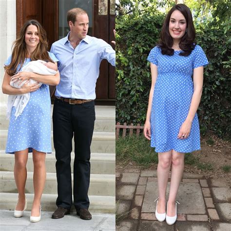 Kate Middleton's Hospital Dress | Girl Who Copies Kate Middleton's Outfits | POPSUGAR Fashion ...