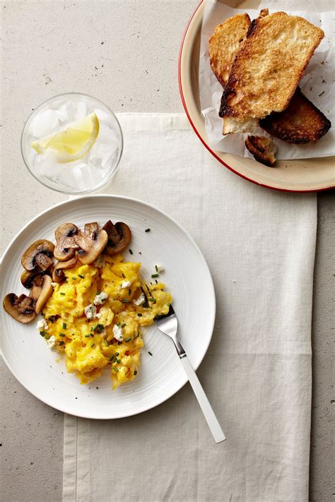 Creamy Scrambled Eggs With Mushrooms | Canadian Living