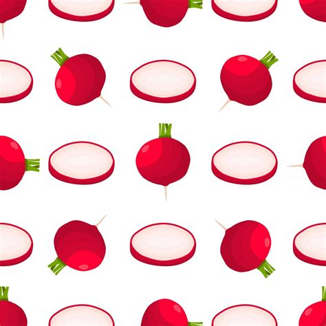 Illustration on theme of bright pattern red radish 2985233 Vector Art at Vecteezy