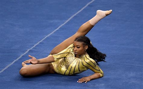 Nia Dennis leads UCLA gymnastics past BYU – Press Telegram