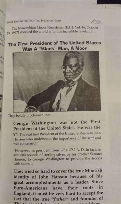 1st president of the United States were Moors - Yahoo Image Search Results | Our America, Our ...