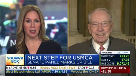 Grassley on CNBC's Squawk Box 01-07-20 - YouTube