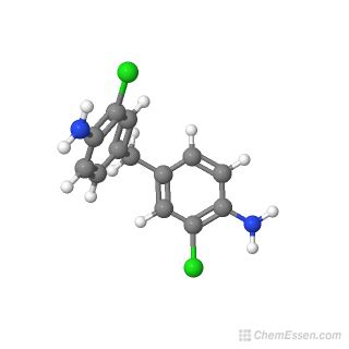 4,4'-METHYLENEBIS(2-CHLOROANILINE) Structure - C13H12Cl2N2 - Over 100 million chemical compounds ...