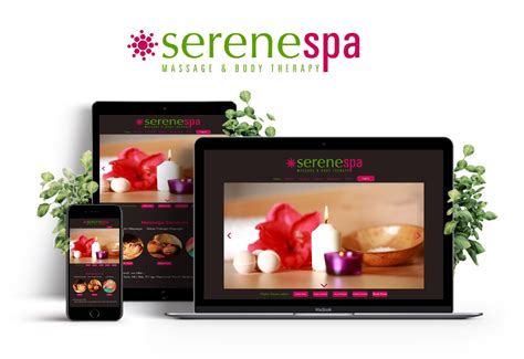 Serene Spa Website Design on Behance