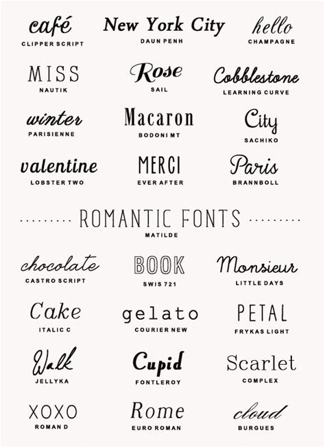 25 Romantic Font You Can Use For Different Occasions | Romantic fonts ...