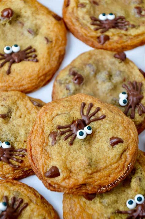 Halloween Chocolate Chip Cookies - Just a Taste