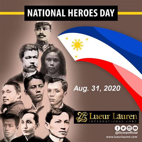 Happy National Heroes Day! | LueurLauren International Corp.