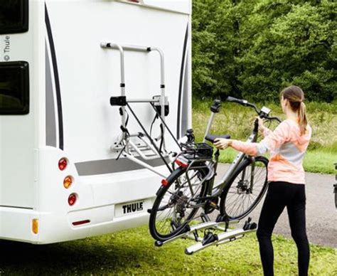 Bicycle rack Thule Lift V16 engine 12V f.2 bicycles up to 50kg | Motorhome Bike Rack & Motorhome ...