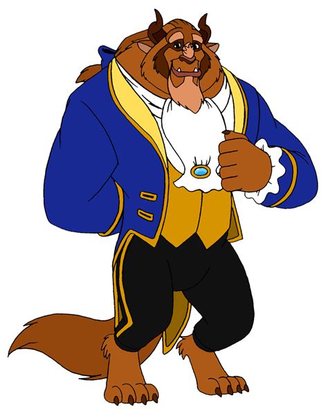 Disney clipart beast - Pencil and in color disney clipart beast