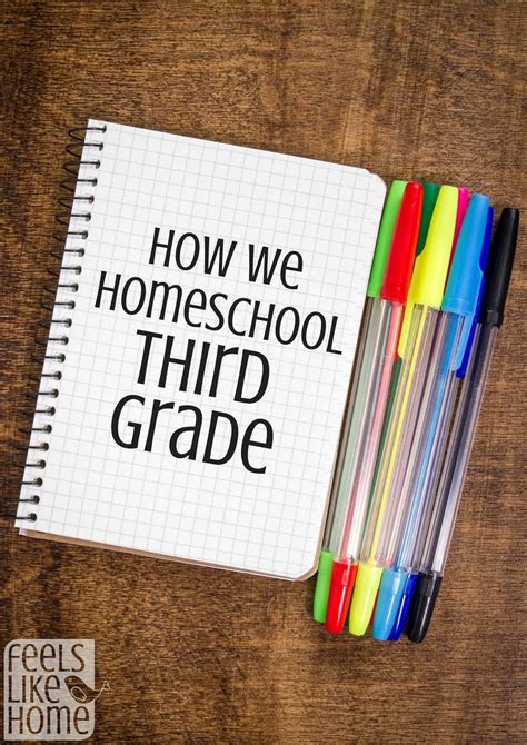 How To Homeschool Third Grade - Feels Like Home™