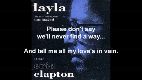 Bob Allison Viral: Eric Clapton Layla Lyrics