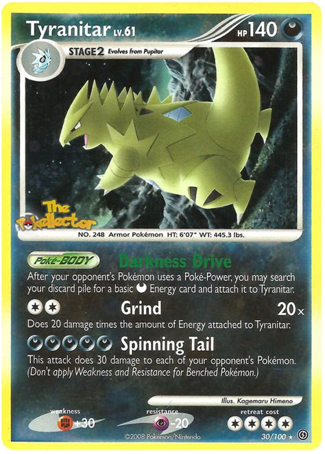 Tyranitar - Stormfront #30 Pokemon Card