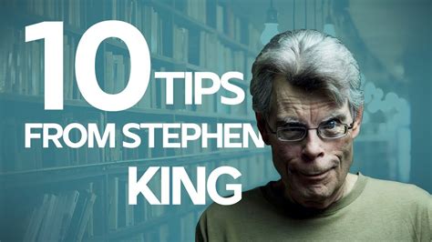 Writing tips from Stephen King