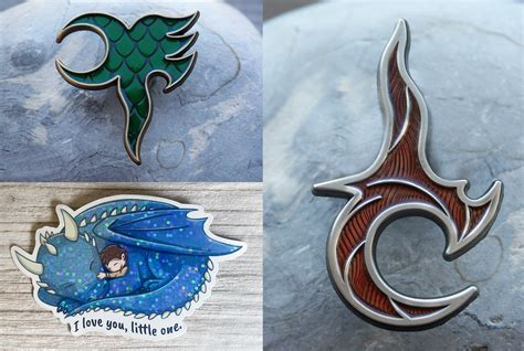 Brisingr and Yawë Pins, Stickers, and Totes—Oh My! - Paolini