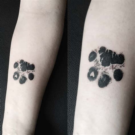 Top 65+ Best Cat Paw Print Tattoo Ideas - [2020 Inspiration Guide]