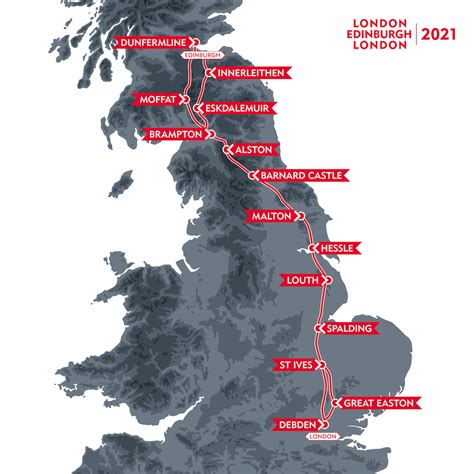 Route | London Edinburgh London