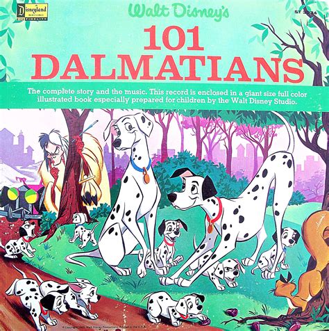 ST3934 The Story And Songs of 101 Dalmatians | Walt disney records, Walt disney, Disney music