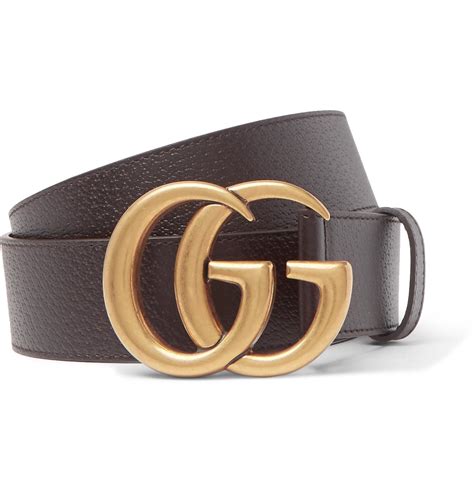 Lyst - Gucci - 4cm Brown Full-grain Leather Belt - Dark Brown in Brown for Men - Save 13. ...