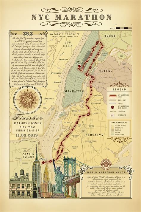 Nyc Marathon Route Map - Oklahoma City Zip Code Map