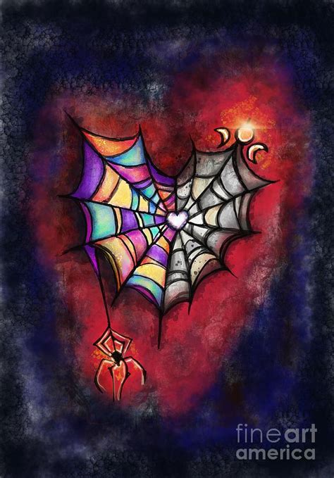 Wednesday Addams Inspired Ophelia Hall Spiderweb Digital Art by ...