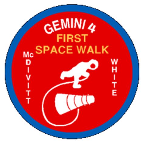 Project Gemini Mission Patches - Space Mission Insignia on Sea and Sky