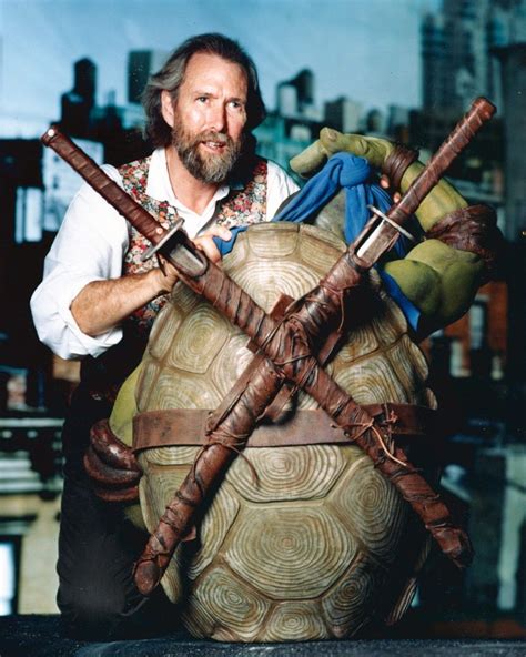 Jim Henson and Leonardo from the Teenage Mutant Ninja Turtles | Teenage ...