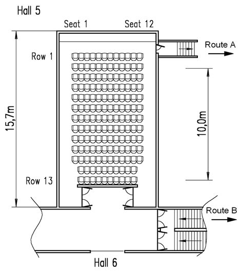 4. Layout of the movie theater, hall 5. The drawing is in scale. The... | Download Scientific ...