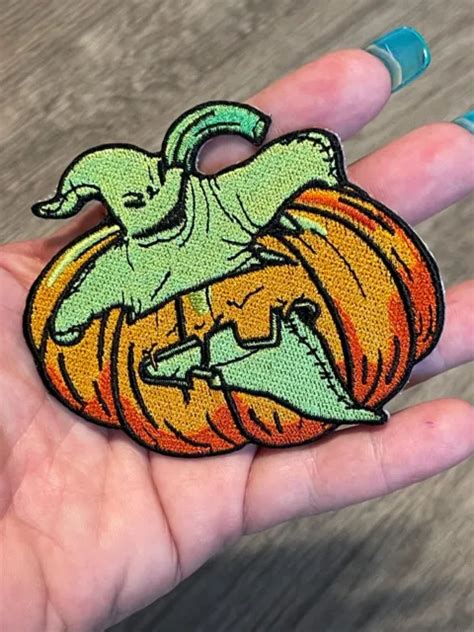 OOGIE BOOGIE PATCH Pumpkin Jack Skellington Nightmare before christmas Iron On $5.99 - PicClick