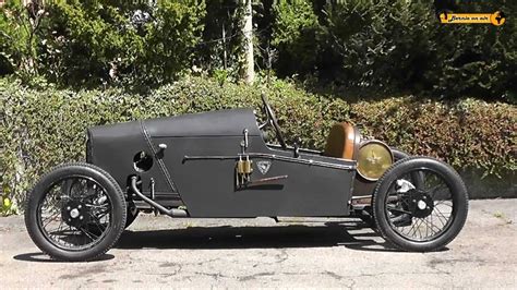 Demarcay von 1922 mit Anzani Motor 1000 ccm Rennwagen Racing Car Cyclecar - YouTube