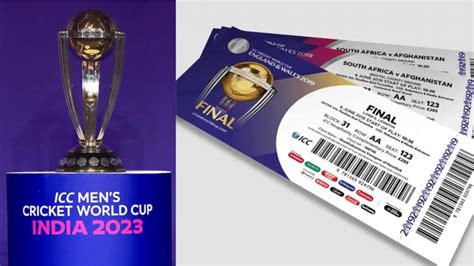 ICC Cricket World Cup 2023 Tickets: When and Where to buy ICC World Cup ...