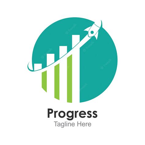 Premium Vector | Rocket progress logogood progress logo vector icon ...