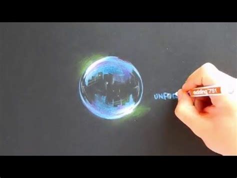 How to paint hyper realistic bubbles-acrylic painting tutorial - YouTube | Bubble painting ...