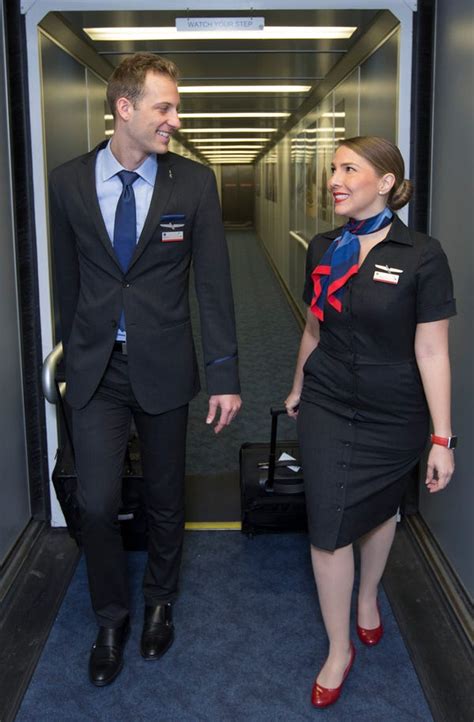 Photos of Flight-Attendant Uniforms Then and Now - Business Insider