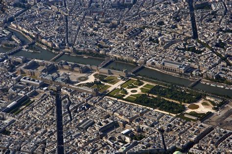 PARIS AERIAL VIEW OF THE LOUVRE, TUILERIES GARDEN. MASSIVE | Louvre paris, Paris travel, Paris