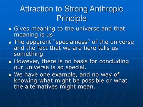 PPT - The Anthropic Principle PowerPoint Presentation, free download ...