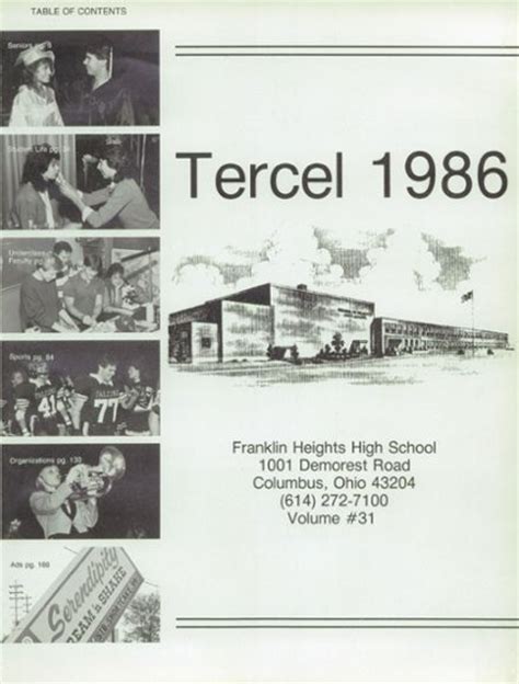 Explore 1986 Franklin Heights High School Yearbook, Columbus OH ...