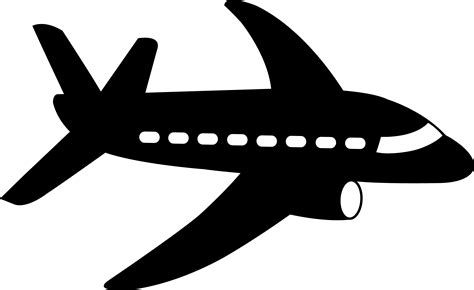 Free Black Airplane Cliparts, Download Free Black Airplane Cliparts png ...