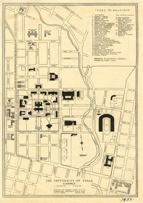 Historical Campus Maps University of Texas at Austin - Perry-Castañeda ...