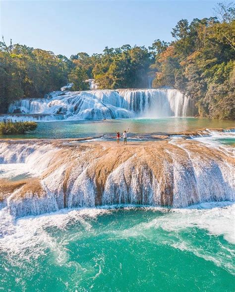 Cascadas De Agua Azul Mapa