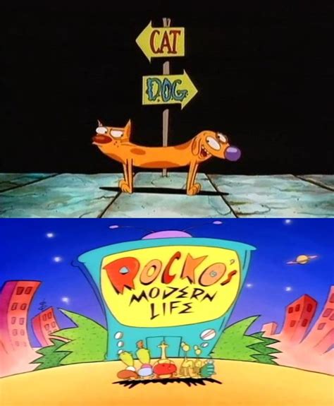 Rocko's Modern Life and Catdog Theme Artists : r/90s