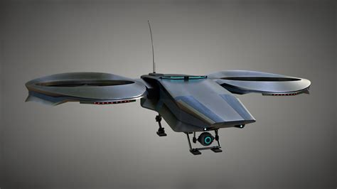 Cyberpunk drone 3D model - TurboSquid 1587473