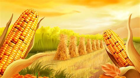 Corn ready to harvest - Golden HD wallpaper